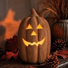 Handmade Jack-O'-Lantern Spooky Wooden Lantern #Halloween2026